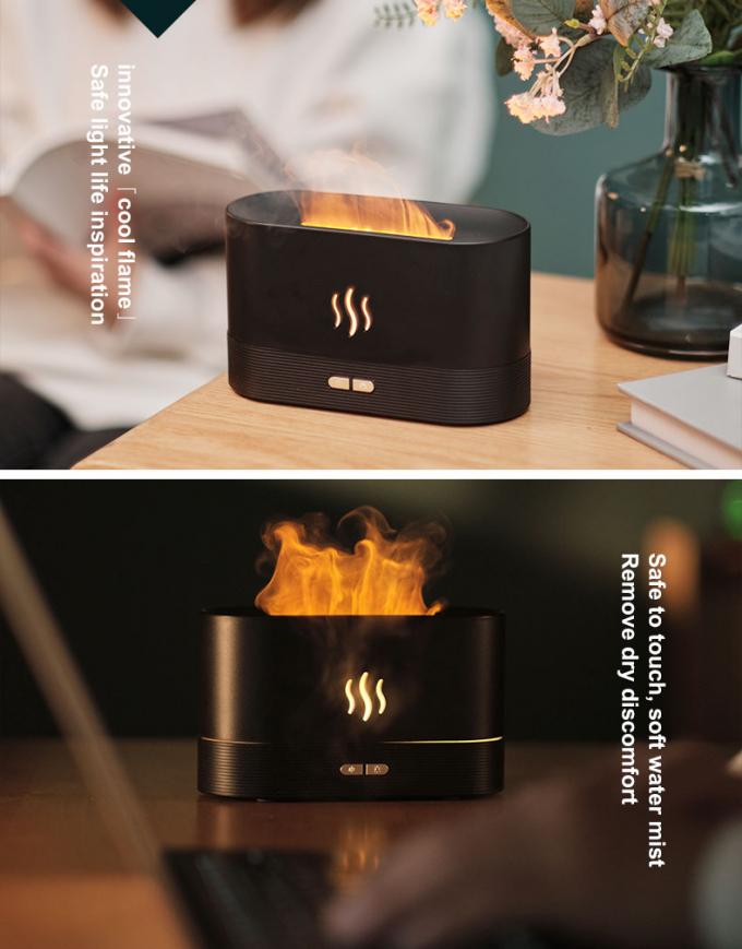2023 Difusor de Aroma de Venda Quente 180ml Umidificador de Fogo 3D Umidificador de Chama de Fragrância Ultrassônica 4