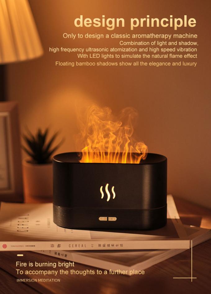2023 Difusor de Aroma de Venda Quente 180ml Umidificador de Fogo 3D Umidificador de Chama de Fragrância Ultrassônica 5