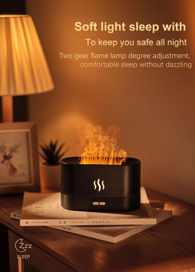 2023 Difusor de Aroma de Venda Quente 180ml Umidificador de Fogo 3D Umidificador de Chama de Fragrância Ultrassônica 9