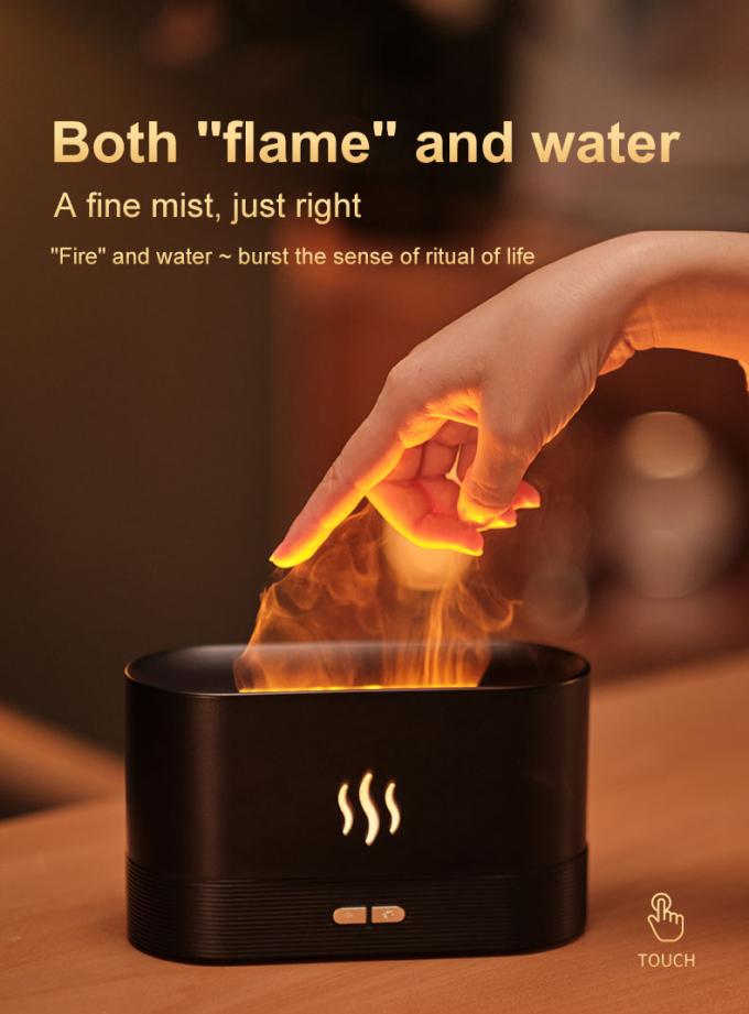 2023 Difusor de Aroma de Venda Quente 180ml Umidificador de Fogo 3D Umidificador de Chama de Fragrância Ultrassônica 8