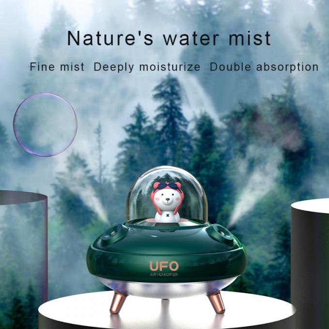 Umidificador de 400 ml recarregável sem fio UFO Astronauta USB 5V 0