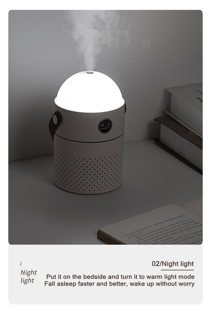 HOMEFISH Bateria recarregável Diffusores de óleo essencial 550 ml Umidificador de ar de projeção 3