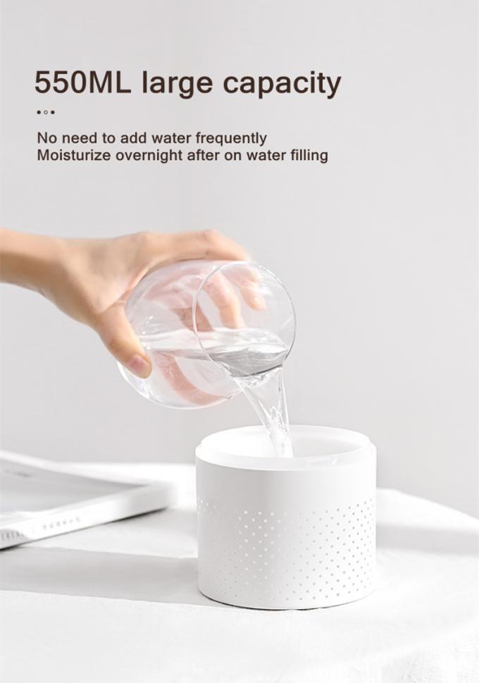 HOMEFISH Bateria recarregável Diffusores de óleo essencial 550 ml Umidificador de ar de projeção 7