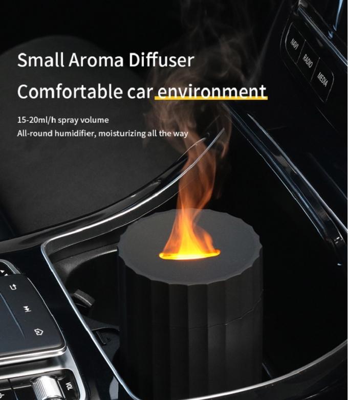 Tipo C Humidificador de Chama de 100 ml Difusor de Aromas de Fogo Com Luz de Mudança LED de 7C 5