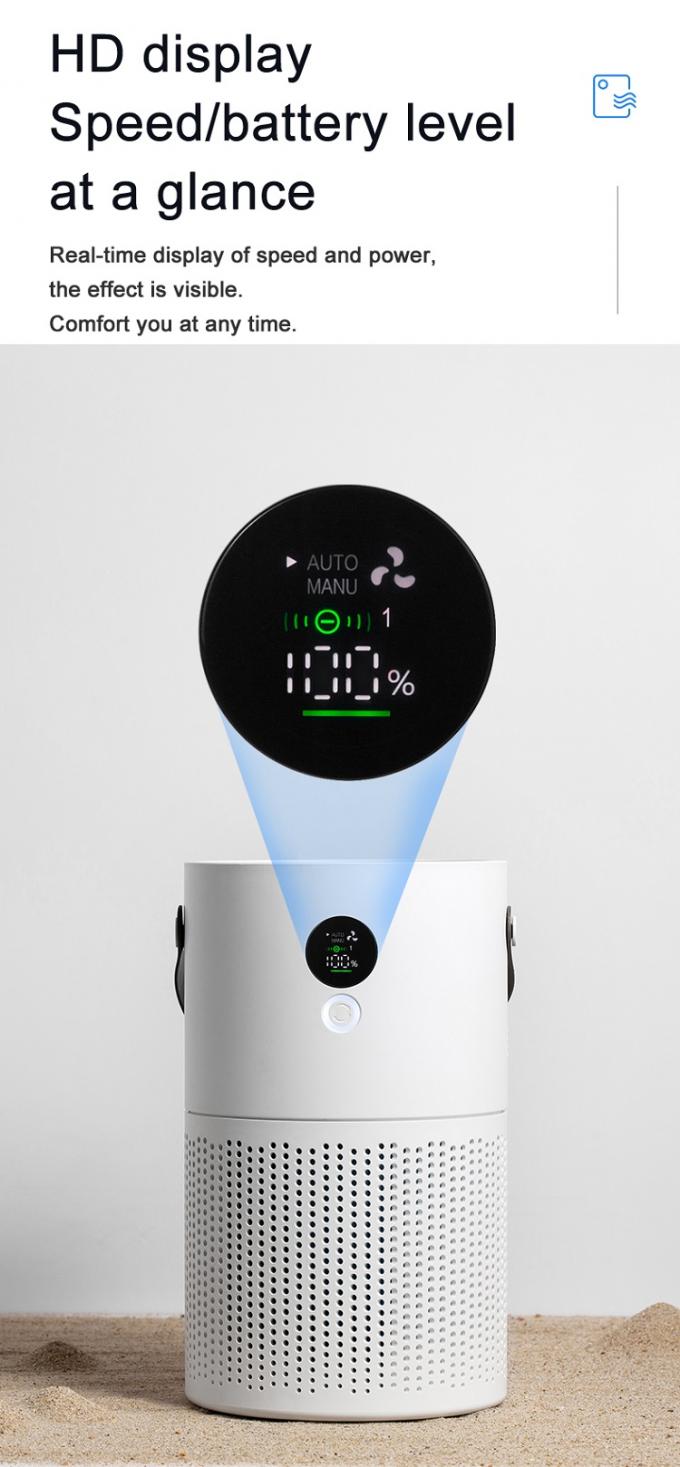 HOMEFISH Fumo Pm2.5 Íon Negativo Limpador de Escritório Limpador de Ar 12