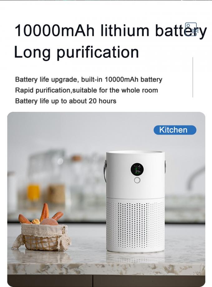 HOMEFISH Fumo Pm2.5 Íon Negativo Limpador de Escritório Limpador de Ar 19