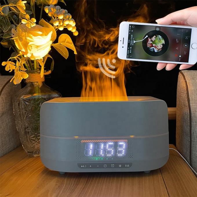 HOMEFISH DC 24V Night Light Flame Effect Humidifier com Bluetooth 1
