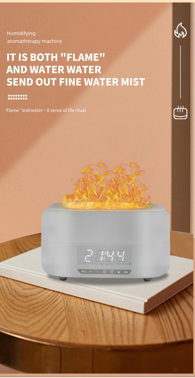 HOMEFISH DC 24V Night Light Flame Effect Humidifier com Bluetooth 4