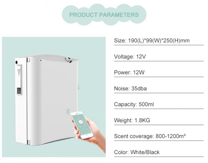 Nano Atomization WIFI Máquina de Aromaterapia Comercial Inteligente HVAC/AC Timing óleo essencial Máquina de Aromaterapia Automática 0
