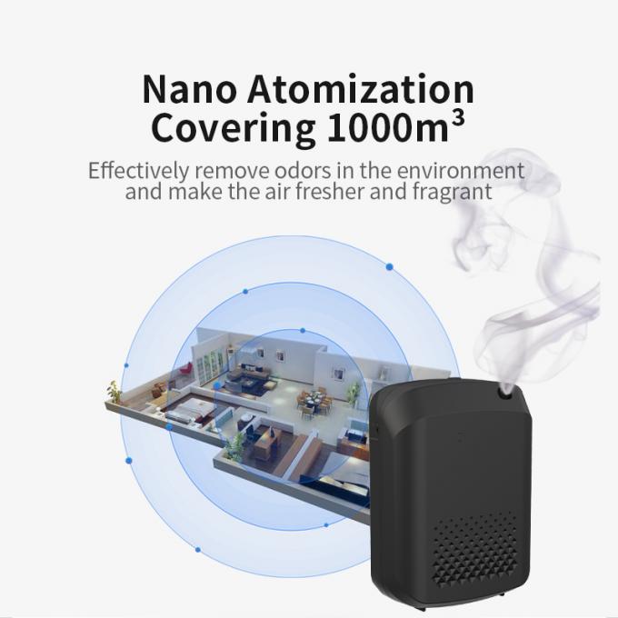 1000CBM Nano Atomização Grande Capacitação Aroma Diffuser 400ML Grande Capacidade De Parede Montado Óleo Essencial Diffuser Com Bluetooth 3