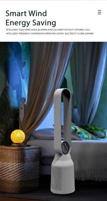 Bom preço HOMEFISH Ecrã táctil Purificador de ar doméstico Ventilador sem lâmina 8 marchas Velocidade ajustável on-line