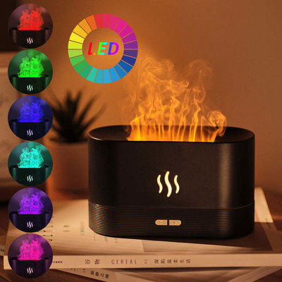 Bom preço Última Venda Quente Luftbefeuchter 180Ml Aroma Colorido RGB LED Diffuser 3d Humidificador de Chama de Óleo Ultrassônico Flame Aroma Diffuser on-line