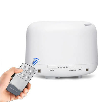 Bom preço Máquina de Aromaterapia Ultrassônica de 500 ml Fabricante de Neblina Frio Diffusor de Óleo Essencial de Design Silencioso com Luz Noturna Colorida on-line