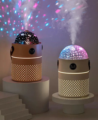 Bom preço Galaxy Projection Light Air Humidifier 500ML Dois modos Inteligente recarregável sem fio Ultrassônico Mist Maker Humidificador de ar on-line