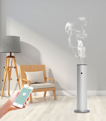 Bom preço HOMEFISH Máquina de fragrância de óleo puro atomizante a frio 500ml Difusor de aroma montado no chão WIFI Difusor de perfume para lobby do hotel on-line