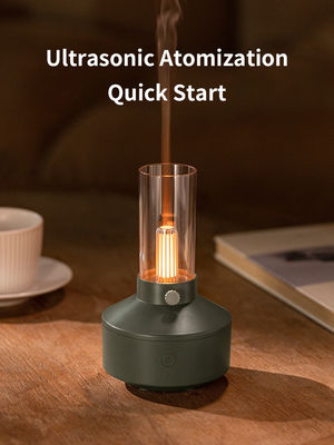 HOMEFISH Lâmpada Vintage Máquina de Aromaterapia Retro Design Humidificador de Quarto Pequeno Para Umidificação
