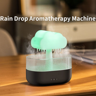 HOMEFISH Máquina de Aromaterapia de Gota de Chuva com Atmosfera Gradiente Colorida Luz para Aliviar o Estresse