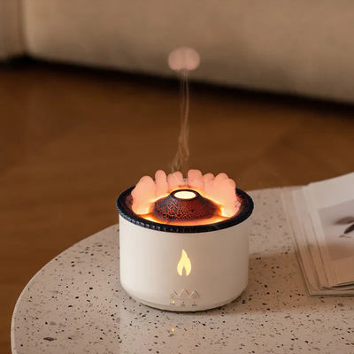 Bom preço HOMEFISH Umidificador de Aromas Ultrassônicos Vulcão Diffusor de Óleo 360ML Instalação USB on-line