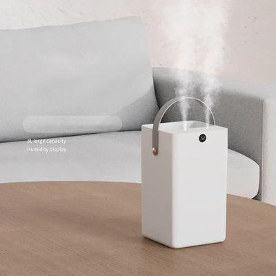 Bom preço 3L Grande capacidade Diffusor de pulverização dupla Umidade Nebulosa fria Umidificador de ar de nebulização Com ecrã digital on-line