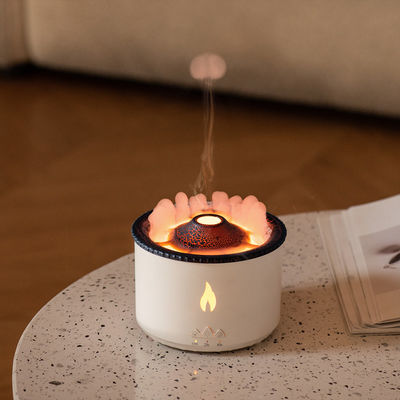 Bom preço O mais novo Luxury Flame Aroma Diffuser Oil Aroma 360 Diffuser Máquina de Olfato Ultrassônico 3d Fogo Flame Aroma Diffuser on-line