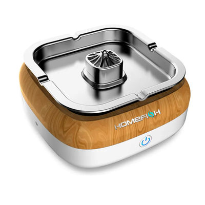 Bom preço Homefish Aço inoxidável Eletrônico multifuncional purificador de ar de cinzeiro Filtro HEPA Bateria de longa duração purificador de ar de cinzeiro on-line