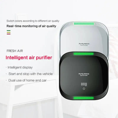 Bom preço PM2.5 Display Mini Purificador de Ar Inteligente Portátil Smart Touch Car HEPA Filter Purificador de Ar Com Sensor de Qualidade do Ar on-line
