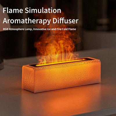 Bom preço Simulação de Chama de Lava Aromaterapia Diffusor Humidificador com Luz Atmosférica on-line